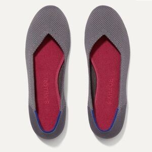 Rothy's The Flat Charcoal Grey Round Toe Size 9